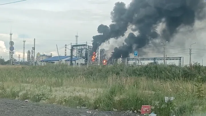 Russia says it downed 376 Ukrainian drones as strikes ignite fires at oil facilities